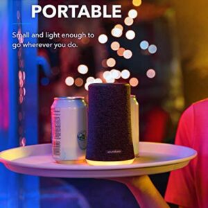 Soundcore Flare Mini Bluetooth Speaker, Outdoor Bluetooth Speaker, IPX7 Waterproof for Outdoor Parties, LED Light Show with 360° Sound and BassUp Technology