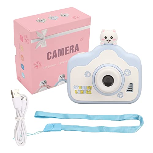 Pssopp Kids Digital Camera, USB Charging Cartoon Mini Children Digital Camera Rechargeable Toddler Camera for Toddler