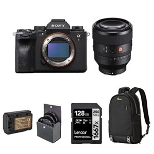 sony alpha 1 mirrorless digital camera with fe 50mm f/1.2 g master lens, bundle with lowepro m-trekker bp 150 backpack, 128gb memory card, extra battery, filter kit