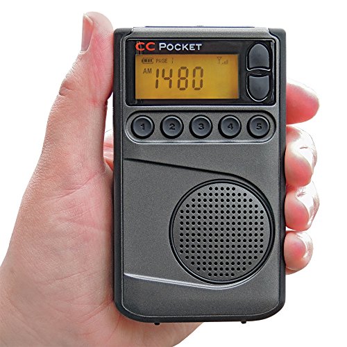 C. Crane CC Pocket AM FM and NOAA Weather Radio with Clock and Sleep Timer