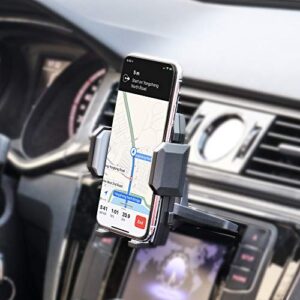 Kolasels Universal CD Slot Phone Mount, Car Cell Phone Holder with One Hand Operation Design for iPhone 11/Xs/Xr/X/8 Plus/8/7/6, Samsung Note 10+/10/9/8/7, HTC, LG and More 3.5-6.5 inch Cell Phones