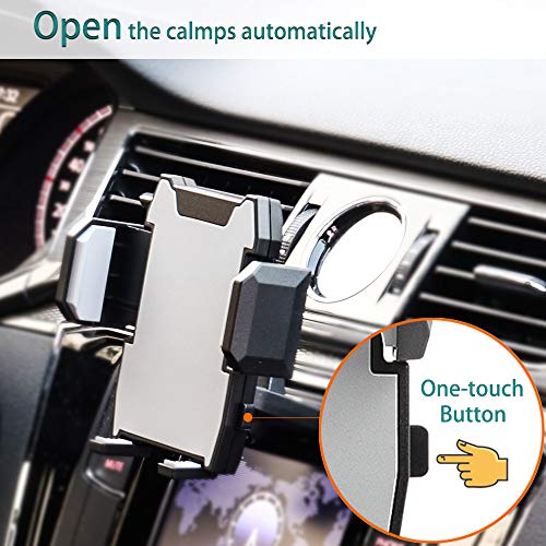 Kolasels Universal CD Slot Phone Mount, Car Cell Phone Holder with One Hand Operation Design for iPhone 11/Xs/Xr/X/8 Plus/8/7/6, Samsung Note 10+/10/9/8/7, HTC, LG and More 3.5-6.5 inch Cell Phones