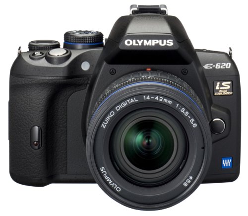 Olympus Evolt E620 12.3MP Live MOS Digital SLR Camera with Image Stabilization and 2.7 inch Swivel LCD (Body Only)