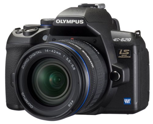 Olympus Evolt E620 12.3MP Live MOS Digital SLR Camera with Image Stabilization and 2.7 inch Swivel LCD (Body Only)