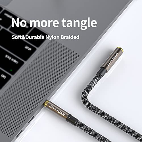 Headphone Extension Cable, 3.5mm 20ft/6m Male to Female Stereo Audio Cable Lossless Audio Sound Premium Audio Cord Extension Cable Gold Plated Jack & Strong Nylon(20ft/6m, Male to Female)