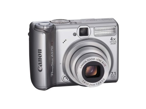 Canon PowerShot A570IS 7.1MP Digital Camera with 4x Optical Image Stabilized Zoom (OLD MODEL)