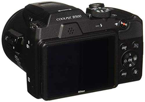 Nikon COOLPIX B500 16MP 40x Optical Zoom Digital Camera with WiFi - Black (Renewed)