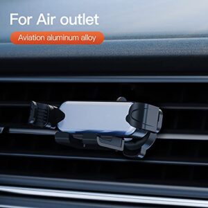 AuspyMia Car Cell Phone Holder for Air Vent Clip, Universal Gravity Mobile Phone Mount, Hands Free Cute Auto Car Phone Holder Compatible for iPhone and Android