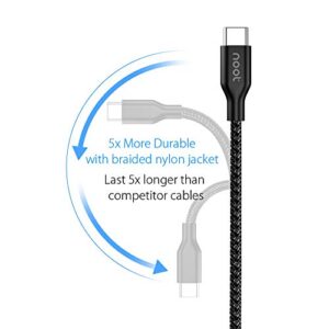 noot products-Charger Cable for Google Pixel 6/6 Pro/5a/5/4a 5G/4a/4/4XL, Samsung Galaxy S22/S21/S20/S21 FE/S20 FE/S10/S10E/A10e/A11/A21/A51/A71 - Braided 6FT USB Type C to A Fast Charger Cable