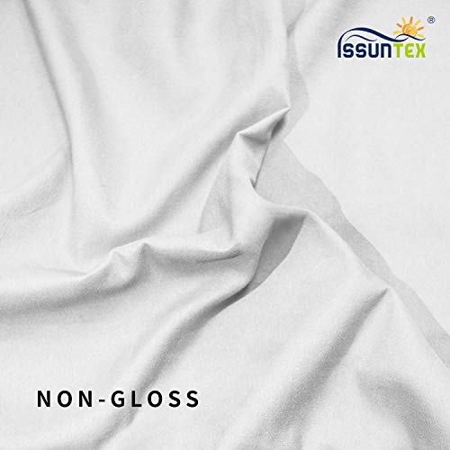 ISSUNTEX 10X12 ft Background Muslin Backdrop, Photo Studio, Collapsible High Density Screen for Video Photography and Television-White