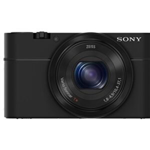 Sony RX100 20.2 MP Premium Compact Digital Camera w/ 1-inch sensor, 28-100mm ZEISS zoom lens, 3” LCD