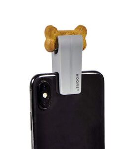 genuine fred howligans woofie – pet selfie cell phone tool, grey