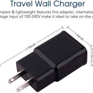 Fast Rapid Charging Block for Samsung Android Wall Charger Plug Adapter USB Compatible with Samsung Galaxy S22/ S21/ S20/ S10/ S10e/ S9 Plus/ S8 / Note 10/ Note 9/ Note 8/ LG G5 G6 G7 3Pack