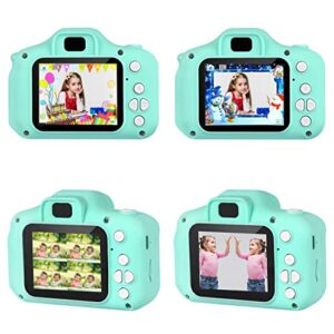 Dartwood 1080p Digital Camera for Kids with 2.0” Color Display Screen & Micro-SD Card Slot for Children - 32GB SD Card Included (Green)