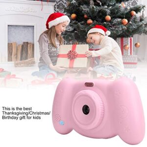 SALUTUY Children Video Camera, Delayed Photos Continuous Shooting 12Mp Photos Children Camera for Birthday for Thanksgiving for Christmas for Kids(Pink)