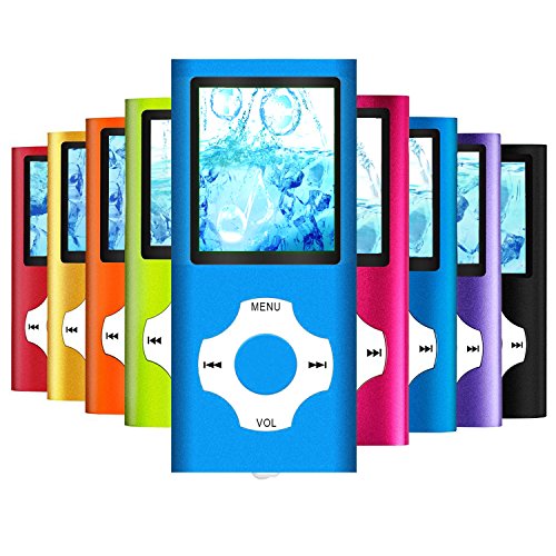 MP3 Player / MP4 Player, Hotechs MP3 Music Player with 32GB Memory SD Card Slim Classic Digital LCD 1.82'' Screen Mini USB Port with FM Radio, Voice Record