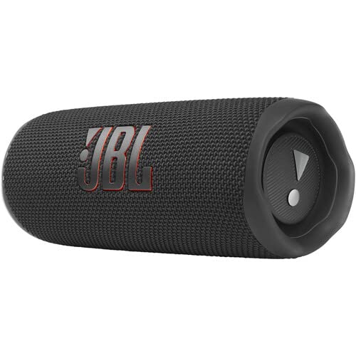 JBL FLIP 6 Portable Wireless Bluetooth IP67 Waterproof Speaker Bundle with Boomph Silicone Protective Case - Black