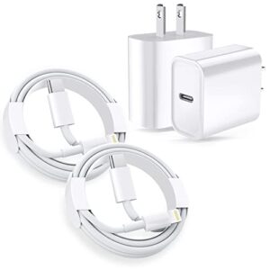 iphone 13 14 charger cable,[apple mfi certified]2pack iphone fast charger 20w type c wall charger travel plug adapter usb c to lightning cable for iphone 14/13 pro max/13 mini/12/12 pro max/11 pro max