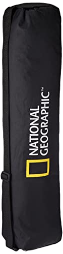 NATIONAL GEOGRAPHIC PhotoTripod Kit Large, with Carrying Bag, 3-Way Head, Quick Release, 4-Section Legs Lever Locks, Geared Centre Column,Load up 3kg, Aluminium, for Canon, Nikon, Sony, NGHP001