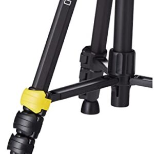 NATIONAL GEOGRAPHIC PhotoTripod Kit Large, with Carrying Bag, 3-Way Head, Quick Release, 4-Section Legs Lever Locks, Geared Centre Column,Load up 3kg, Aluminium, for Canon, Nikon, Sony, NGHP001