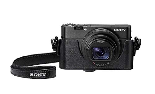 Sony RX100 VII Premium Compact Camera with 1.0-Type Stacked CMOS Sensor (DSCRX100M7) with Premium Jacket Case (LCJRXK/B) for RX100 Series Digital Still Cameras