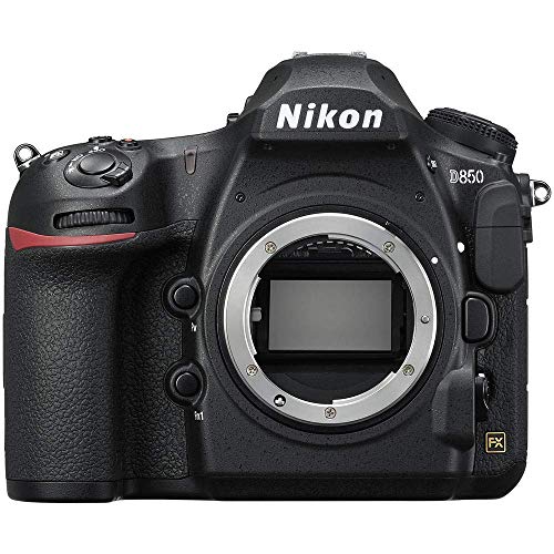 Nikon D850 DSLR Camera (Body Only) (1585) + Nikon 70-200mm VR Lens + 64GB Memory Card + Case + Corel Software + 2 x EN-EL 15 Battery + Light + Filter Kit + More (International Model) (Renewed)