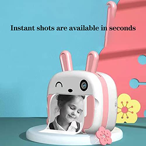 Damian-Sewing Kids Instant Camera Video Selfie Photo Shooting Digital Camera Kids Camera for Girls,Toddler Camera Kids Digital Video Camera 1080P Toys Gifts Birthday Rechargable (Color : Blue)