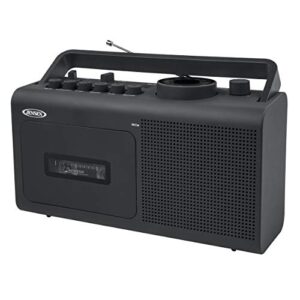 jensen® portable cassette player/recorder with am/fm radio