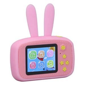 hosi baby camera 2 inch auto screen protector case baby camera mp3 playback (pink)