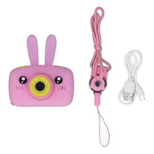 Hosi Baby Camera 2 Inch Auto Screen Protector Case Baby Camera MP3 Playback (Pink)