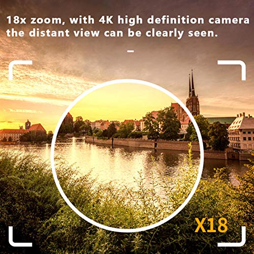 Hight Definition Camera, Smart Image Stabilization 18X Zoom 3in High Resolution Digital Video for Outdoor Recording