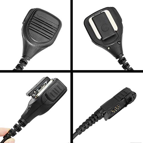 Amasu Heavy-Duty Remote Speaker Microphone Shoulder Mic Replacement Compatible with XPR3000 XPR3300 XPR3500 XPR3300e XPR3500e XPR 3300