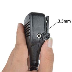 Amasu Heavy-Duty Remote Speaker Microphone Shoulder Mic Replacement Compatible with XPR3000 XPR3300 XPR3500 XPR3300e XPR3500e XPR 3300