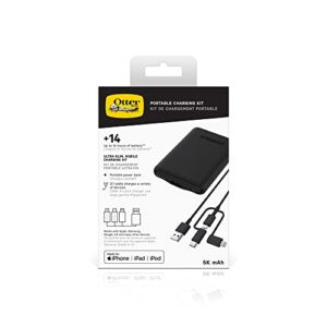 OtterBox 3-in-1 Mobile Charging Kit 5k mAh- Black