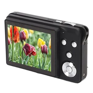 jopwkuin hd digital camera, digital camera 2.7k 48mp rechargeable data transmission plastic metal built in fill light for selfie