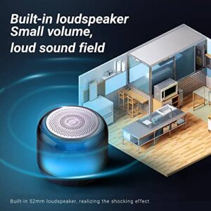 Mini Bluetooth Speaker, Travel Case Packed, Portable Wireless Speaker, Built-in Mic, TWS, for Home Gift Party Christmas.