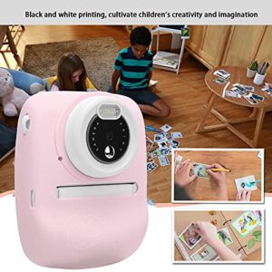 Kids Digital Selfie Camera P01B Print 2.4inch IPS Display Video Recorder Dual Lens 1800W Camera for Kids Kids Camera (Pink)