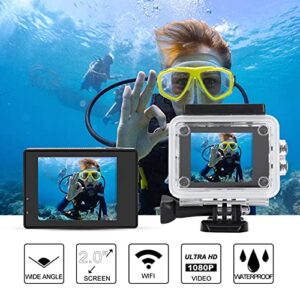 1080P Camera, with Battery HD Camera, Waterproof Camera for Outdoor Indoor(Silver, Pisa Leaning Tower Type)