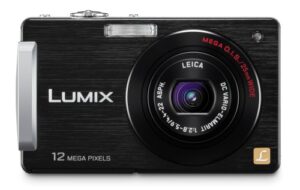 panasonic lumix dmc-fx580 12mp digital camera with 5x mega optical image stabilized zoom and 3 inch lcd (black)