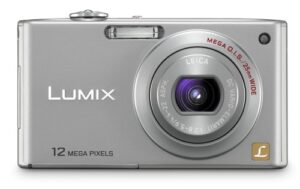 panasonic lumix dmc-fx48 12mp digital camera with 5x mega optical image stabilized zoom and 2.5 inch lcd (silver)