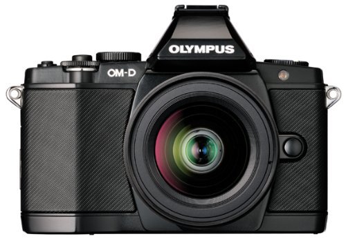 Olympus OM-D E-M5 16MP Live MOS Interchangeable Lens Camera with 3.0-Inch Tilting OLED Touchscreen and 12-50mm Lens (Black) - International Version (No Warranty)