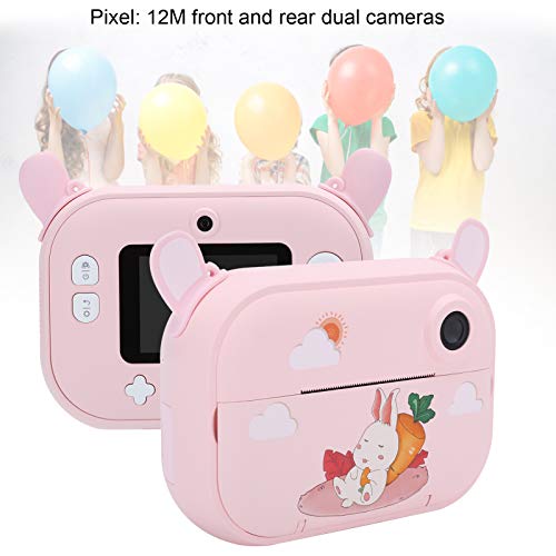 Portable Cartoon Camera, 2.4‑inch High Definition Display Toddler Camera Non‑Toxic Safe Birthday Gifts for Girls for Christmas Gifts for Children