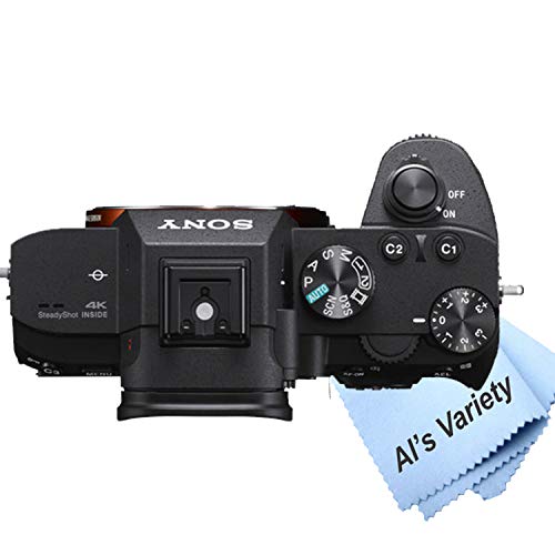 Sony Alpha a7 III Mirrorless Digital Camera with 28-70mm Lens + Shot-Gun Microphone + LED Always on Light+ 64GB Extreme Speed Card, Gripod, Case, and More (26pc Video Bundle)