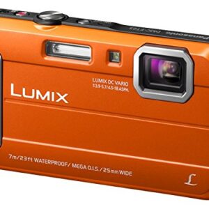 Panasonic DMC-TS25D Waterproof Digital Camera with 2.7-Inch LCD (Orange)