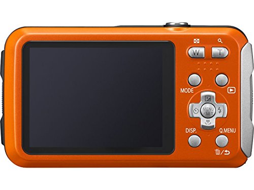 Panasonic DMC-TS25D Waterproof Digital Camera with 2.7-Inch LCD (Orange)