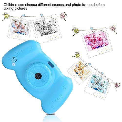 CUTULAMO Children Video Camera, Children Camera 12Mp Photos for Birthday for Kids for Thanksgiving for Christmas(Blue)