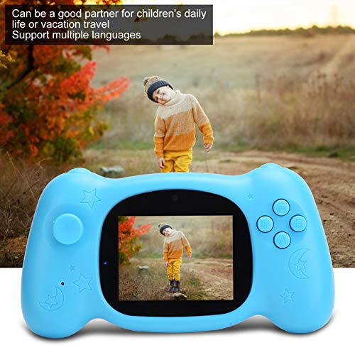 CUTULAMO Children Video Camera, Children Camera 12Mp Photos for Birthday for Kids for Thanksgiving for Christmas(Blue)