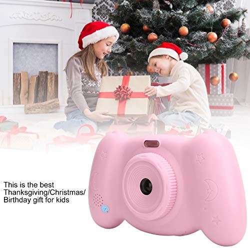 CUTULAMO Children Video Camera, Children Camera 12Mp Photos for Birthday for Kids for Thanksgiving for Christmas(Pink)