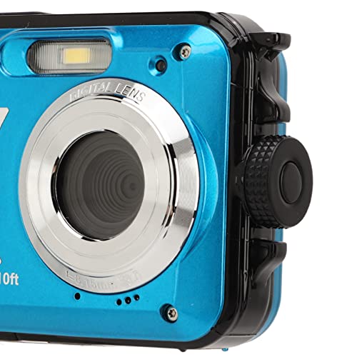 HD Waterproof Digital Camera for Photography, 1080P 30M 16X 10ft Digital Zoom Camera for Kids Adult Elderly Beginners.