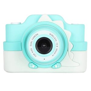 romack mini camera, dual-camera kids camera 24 million high‑definition with photo stickers for travel for children’s toys gifts